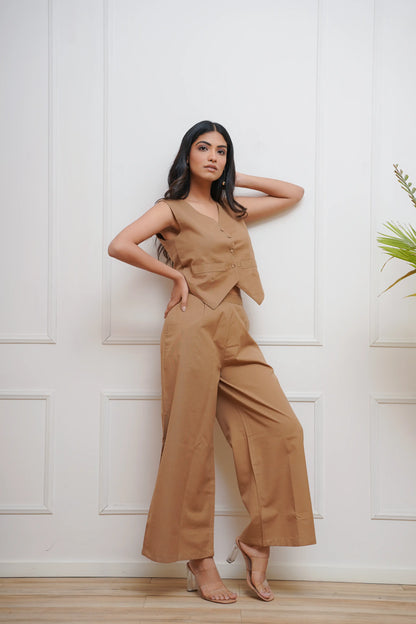 Moss Waist Coat Co-Ord Set