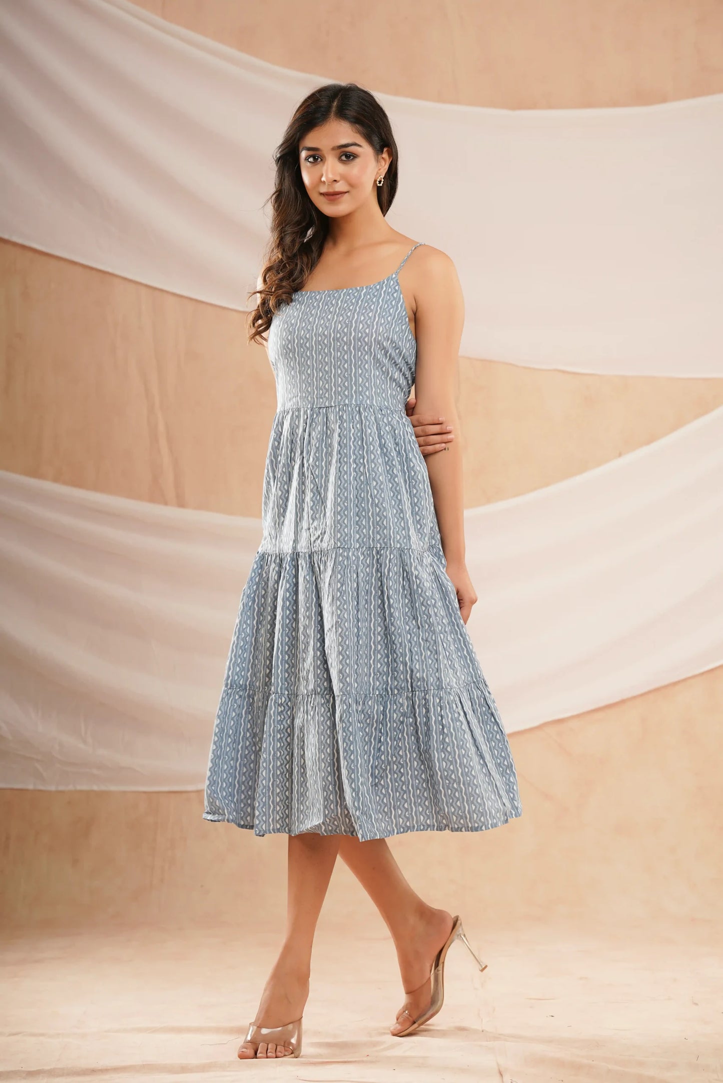 ELSA ICE BLUE MAXI DRESS