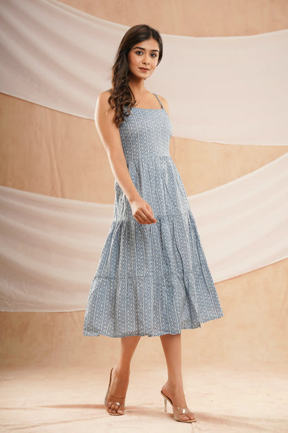 ELSA ICE BLUE MAXI DRESS