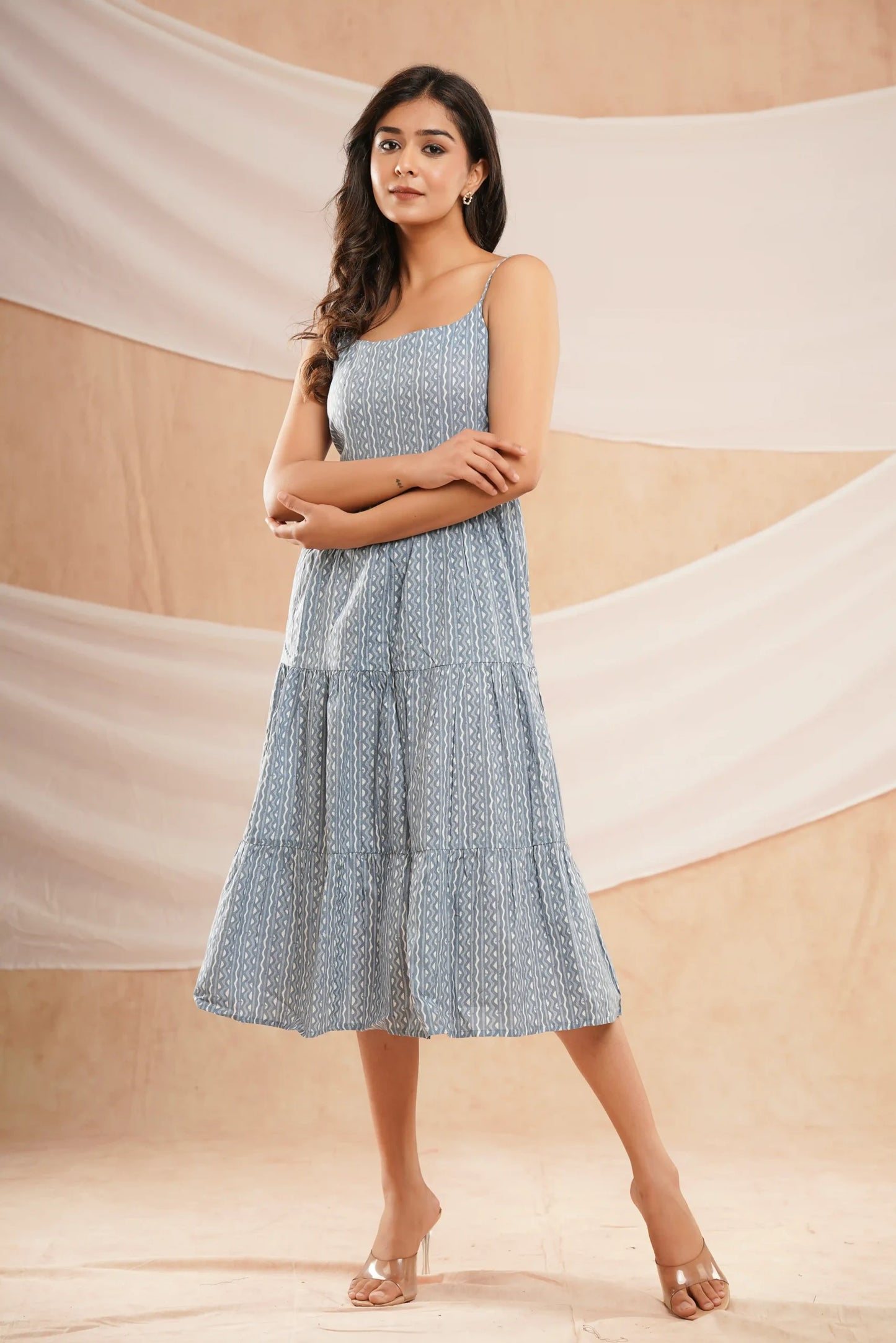 ELSA ICE BLUE MAXI DRESS