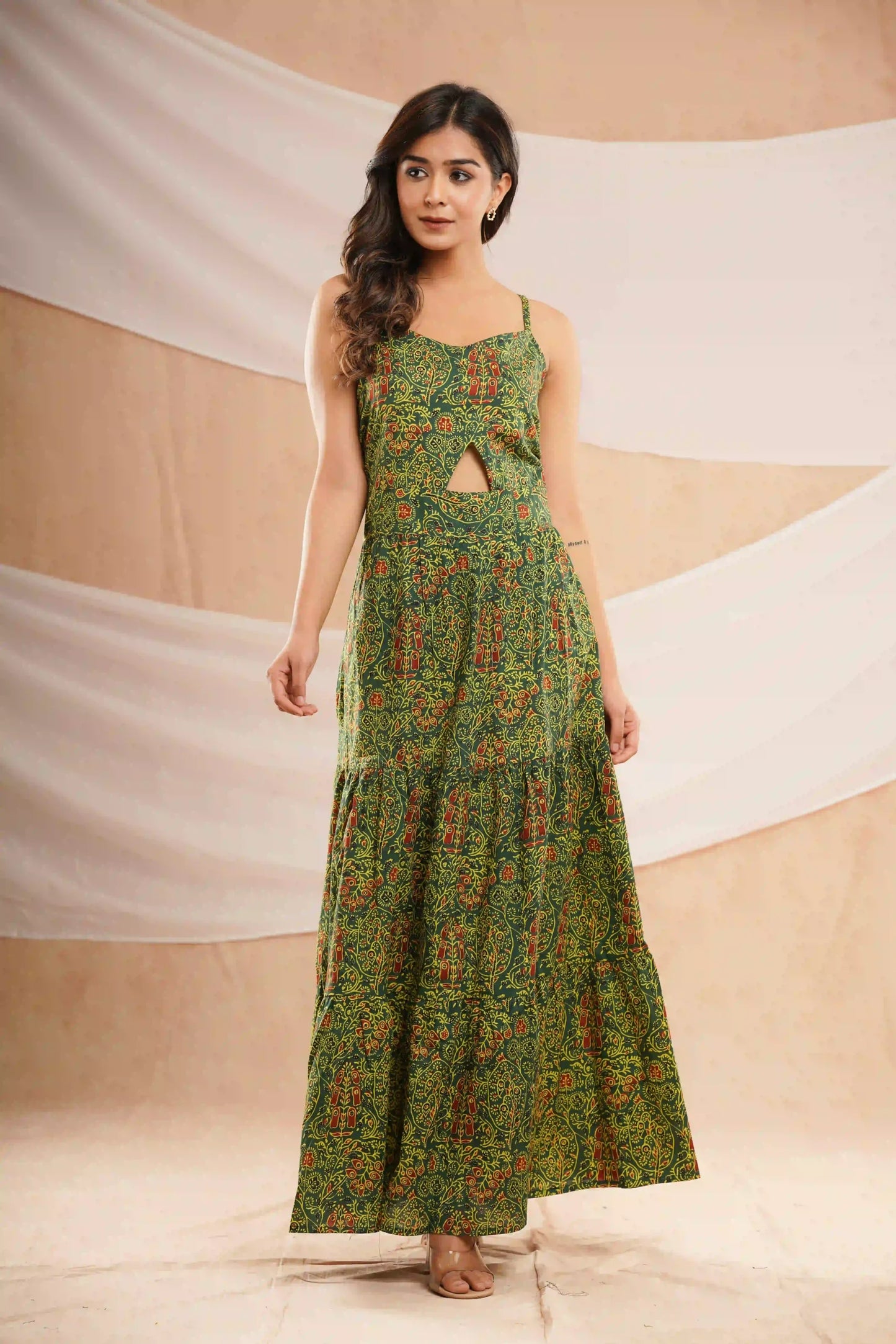 FARM KEY HOLE MAXI DRESS