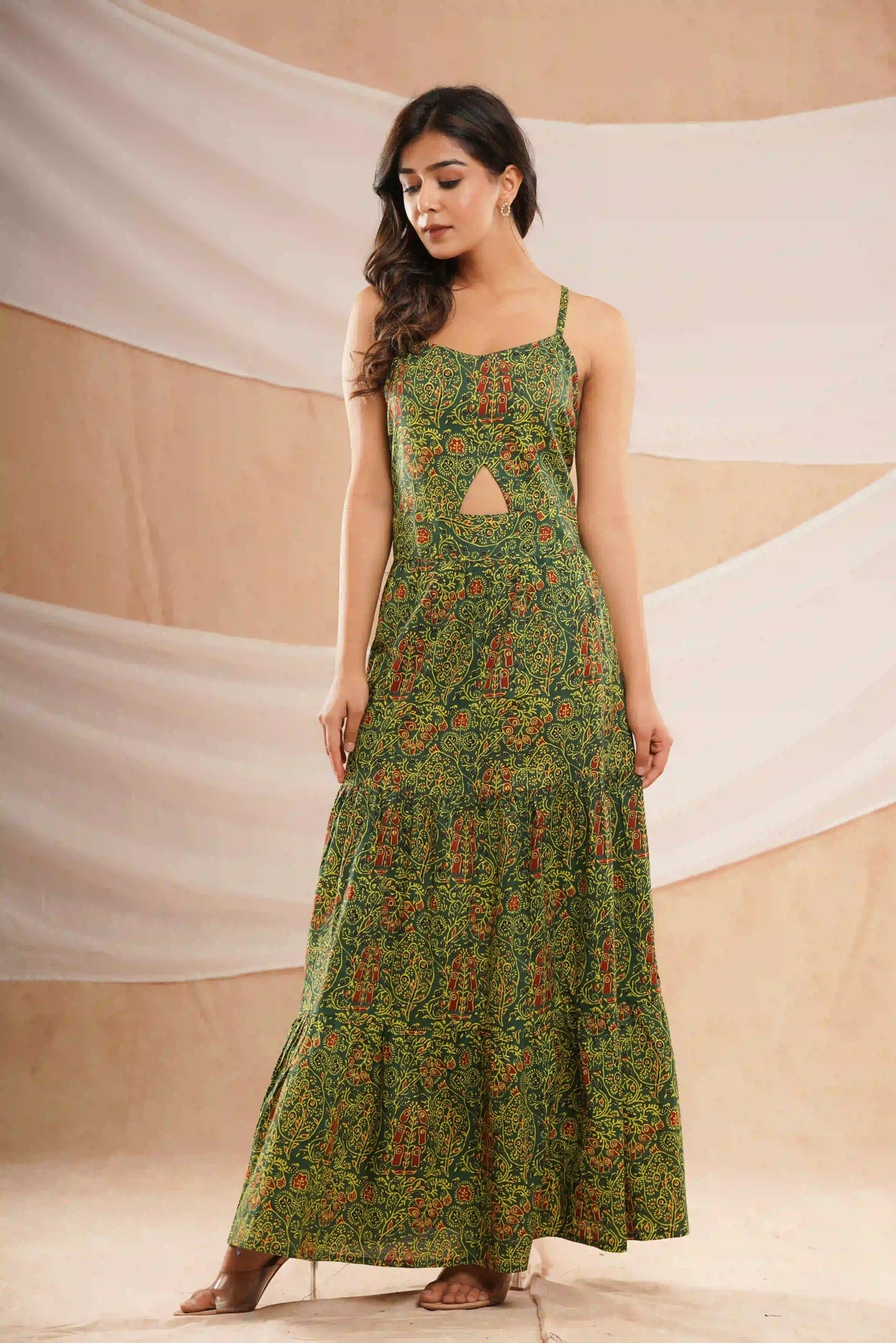 FARM KEY HOLE MAXI DRESS