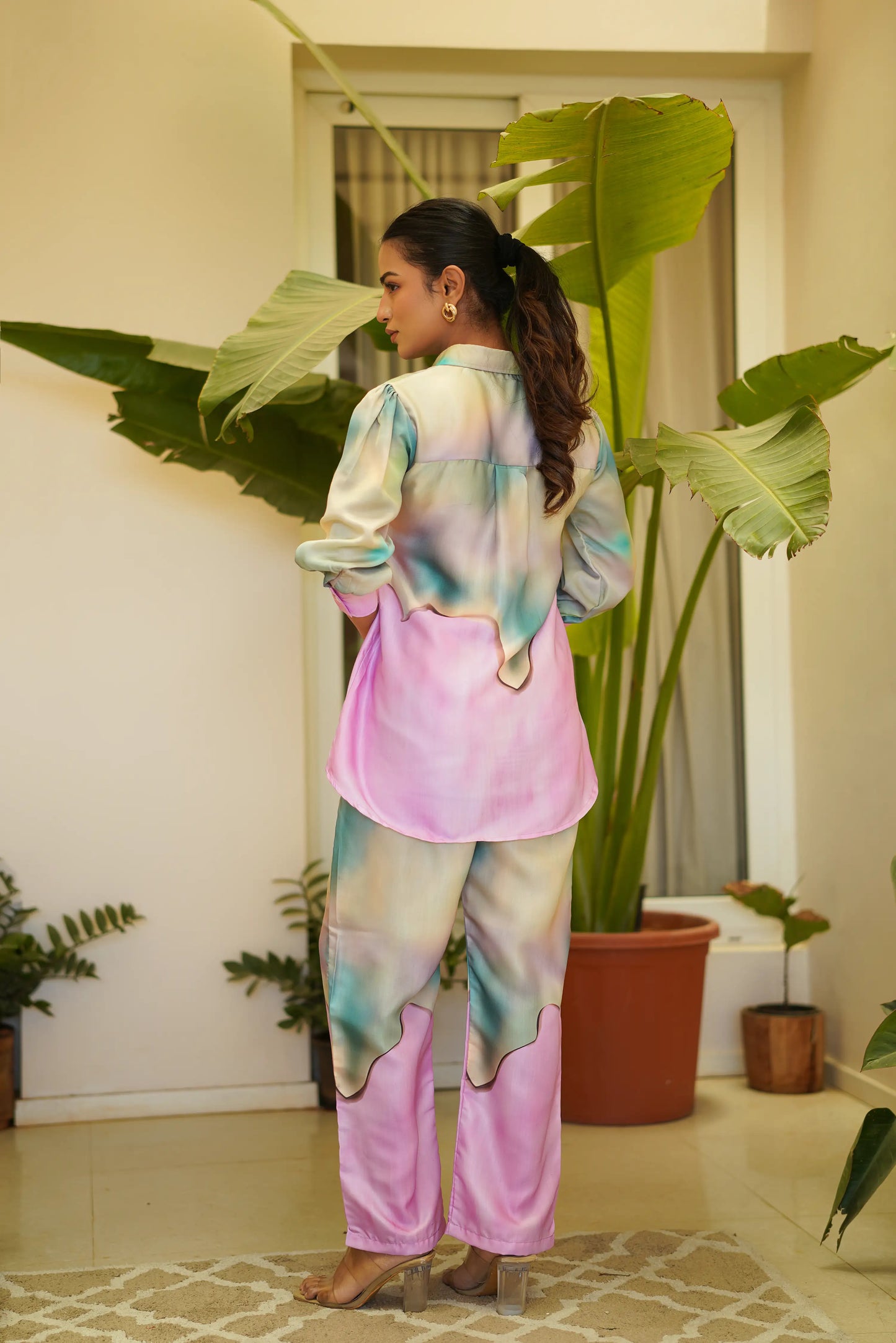 Ombre Modal Satin Co-Ord Set